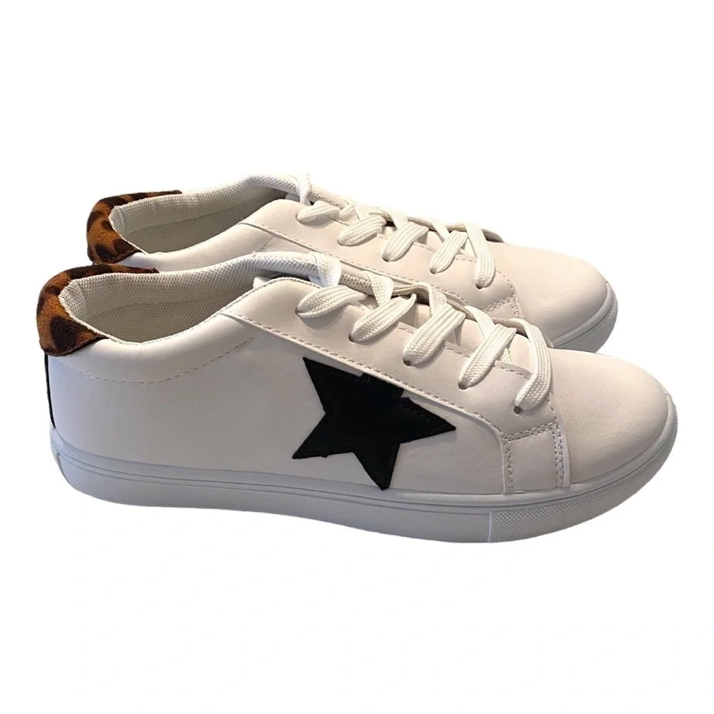 C&C California Lifestyle Faux Leather White Sneakers
